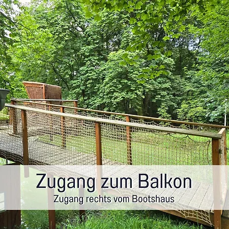 Apartment Bootshaus Froschkönig übernachten über Dem Weiher Hundsdorf