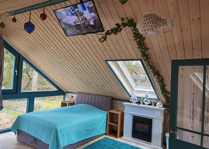 Bootshaus Froschkoenig Uebernachten Ueber Dem Weiher